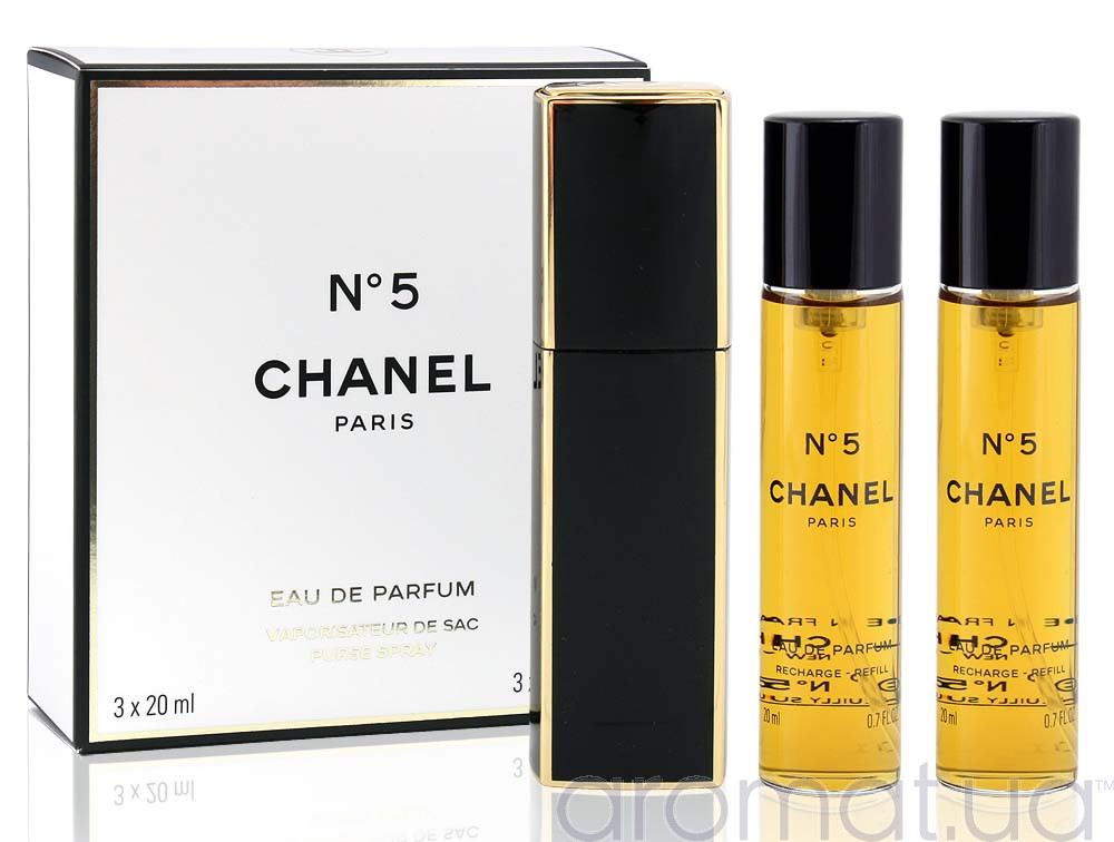 Chanel N°5 Travel Set 3*20 ml edp refillable spray