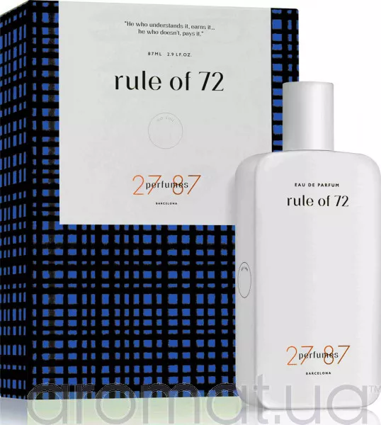 27 87 Perfumes Rule of 72