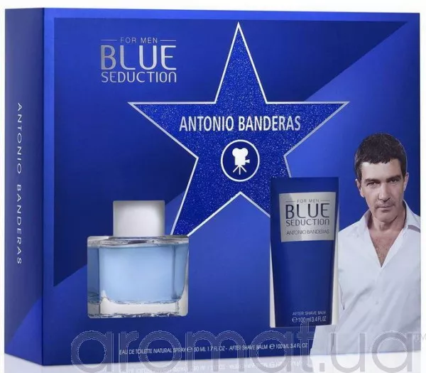 Antonio Banderas Blue Seduction For Men Набор edt 50ml+ash/bal 75ml