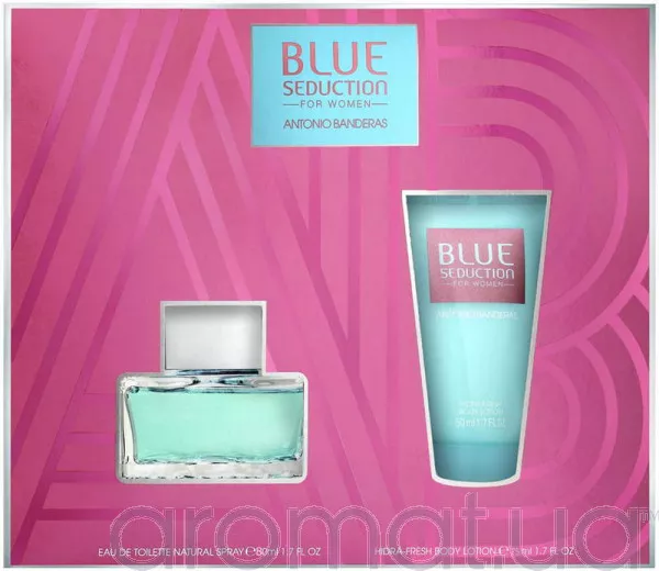 Antonio Banderas Blue Seduction For Women Набор edt 80ml+b/lotion 75ml