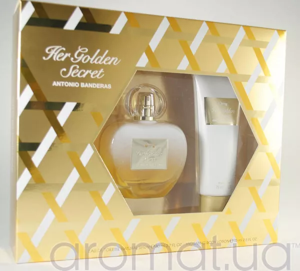 Antonio Banderas Her Golden Secret Набор edt 80 ml+b/lotion 75 ml
