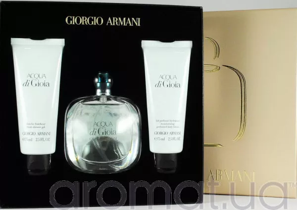 Armani Acqua di Gioia Набор edp 50ml+b/lotion 75ml+sh/gel 75ml