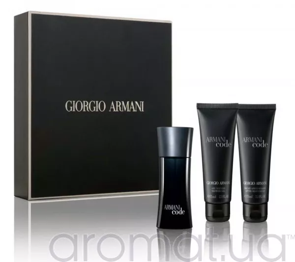 Armani Code Pour Homme Набор edt 75ml+sh/gel 75ml+ash/bal 75ml