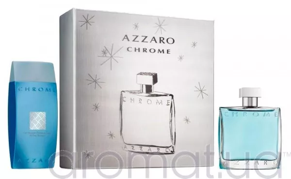 Azzaro Chrome Набор edt 100ml+shampoo 200ml