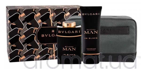 Bvlgari Man In Black Набор edp 100ml+ash/bal 100ml+Сумка