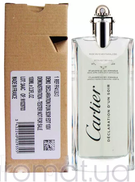 Cartier Declaration D'un Soir Тестер