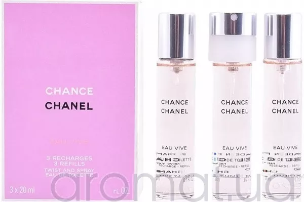 Chanel Chance Eau de Toilette Набор 3*20 ml edt