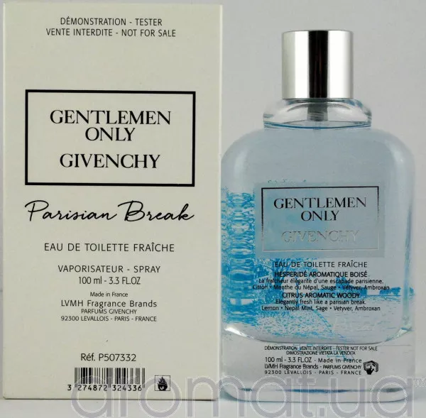 Givenchy Gentlemen Only Parisian Break Тестер