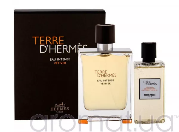 Hermes Terre dHermes Eau Intense Vetiver Набор edp 100ml+sh/gel 80ml
