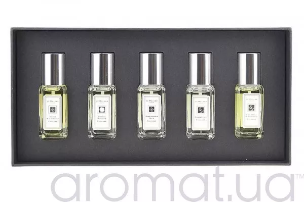 Jo Malone Набор 5*9 ml Lime Basil & Mandarin, English Pear & Freesia, Blackberry & Bay, Wild Bluebell, Wood Sage & Sea Salt