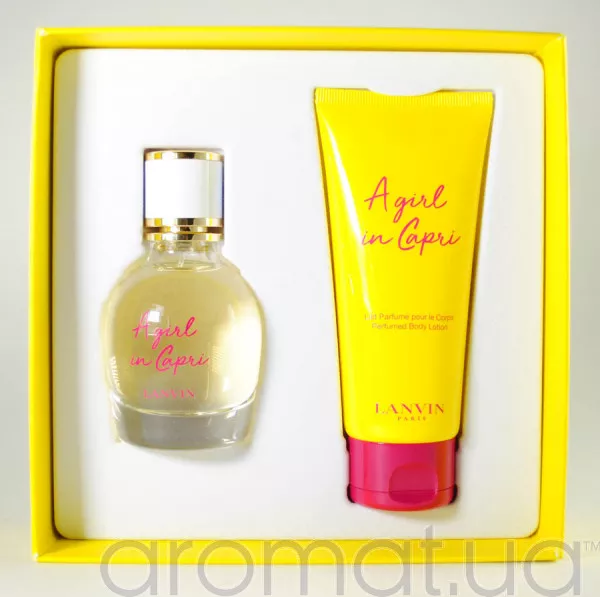 Lanvin A Girl In Capri Набор edt 50ml+b/lotion 100ml