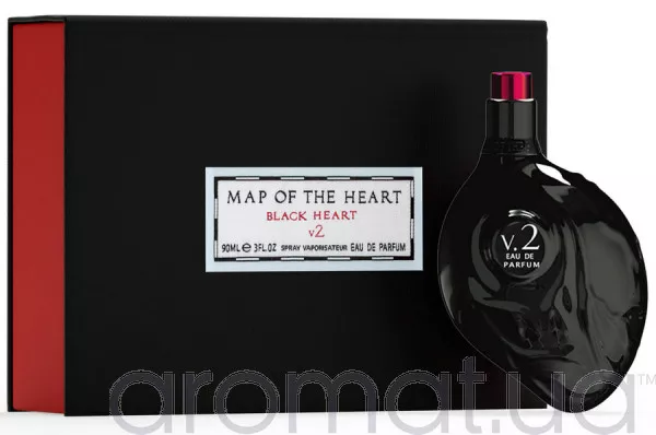 Map of The Heart Black Heart V 2