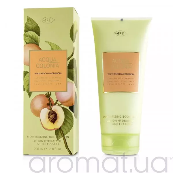 Maurer & Wirtz 4711 Acqua Colonia White Peach & Coriander Body Lotion 200 ml