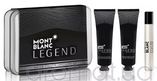 Montblanc Legend Набор edt 7.5ml+ash/bal 30ml+sh/gel 30ml