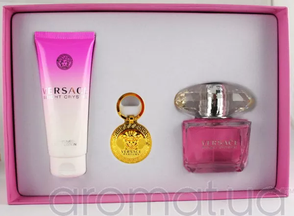 Versace Bright Crystal Набор 90ml+b/lotion 100ml+Брелок