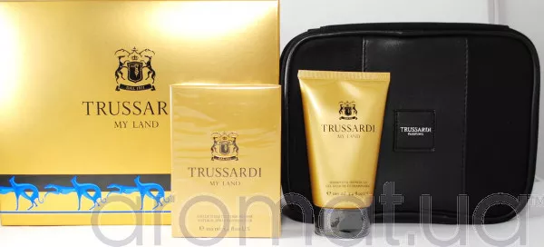 Trussardi My Land Набор edt 100 ml+sh/gel 100 ml+Косметичка