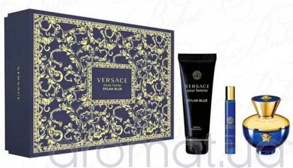 Versace Dylan Blue Pour Femme Набор edp 100ml+b/lot 150ml+mini 10ml