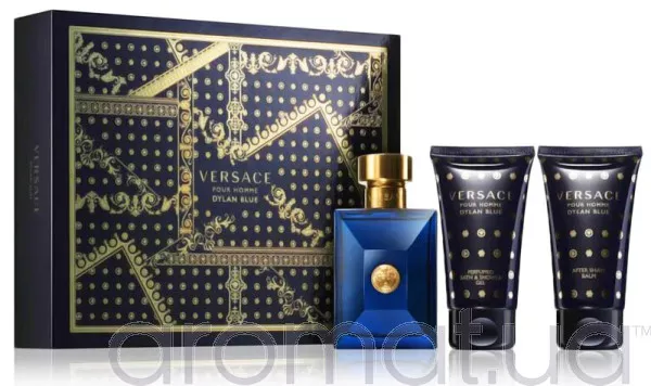 Versace Dylan Blue Pour Homme Набор edt 50ml+sh/gel 50ml+ash/bal 50ml