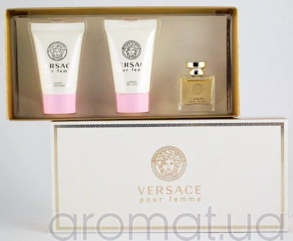 Versace Pour Femme White Набор edp 5ml+b/lotion 25ml+sh/g 25ml edp
