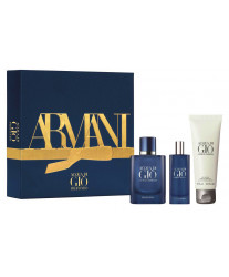 Armani Acqua di Gio Profondo Набор edp 75ml+edp 15ml+75ml sh/gel