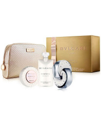 Bvlgari Omnia Crystalline Набор edt 65ml+b/lotion 75ml+sh/g 75ml+Косметичка