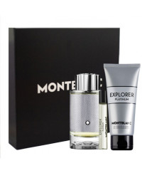 Montblanc Explorer Platinum Набор edp 100ml+s/g 100ml+7.5 edp mini