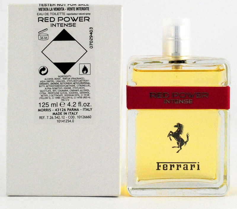 ferrari red power intense